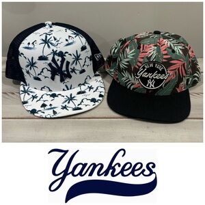 New York Yankees Snapbacks x2 - Floral/Summer Edition